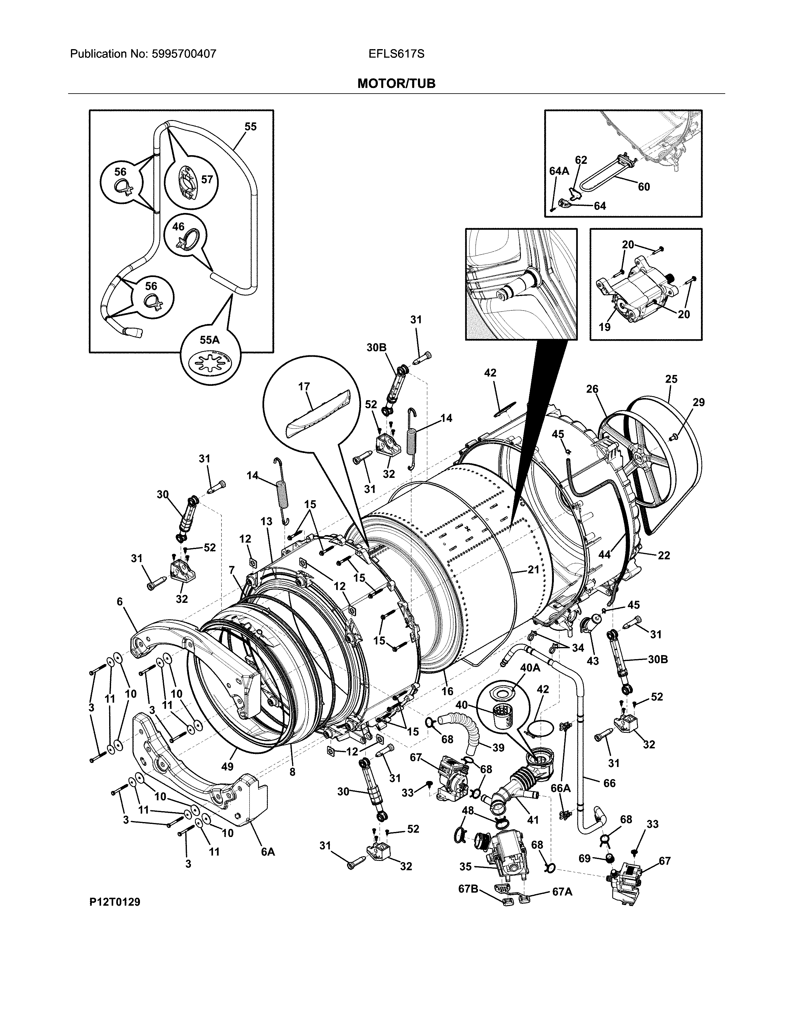 Motor/tub