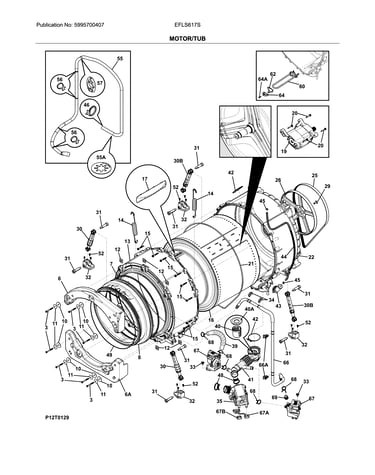 Motor/tub