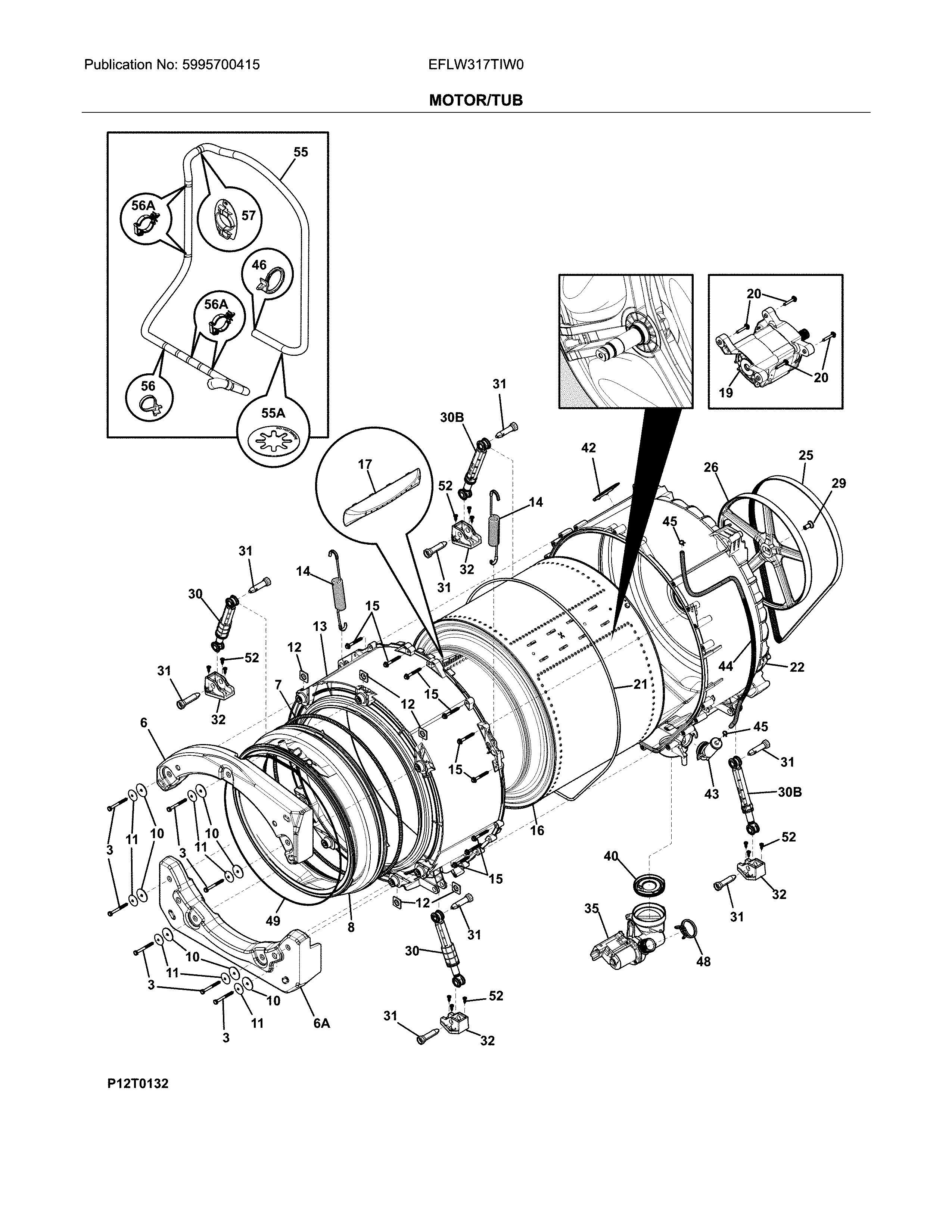 Motor/tub