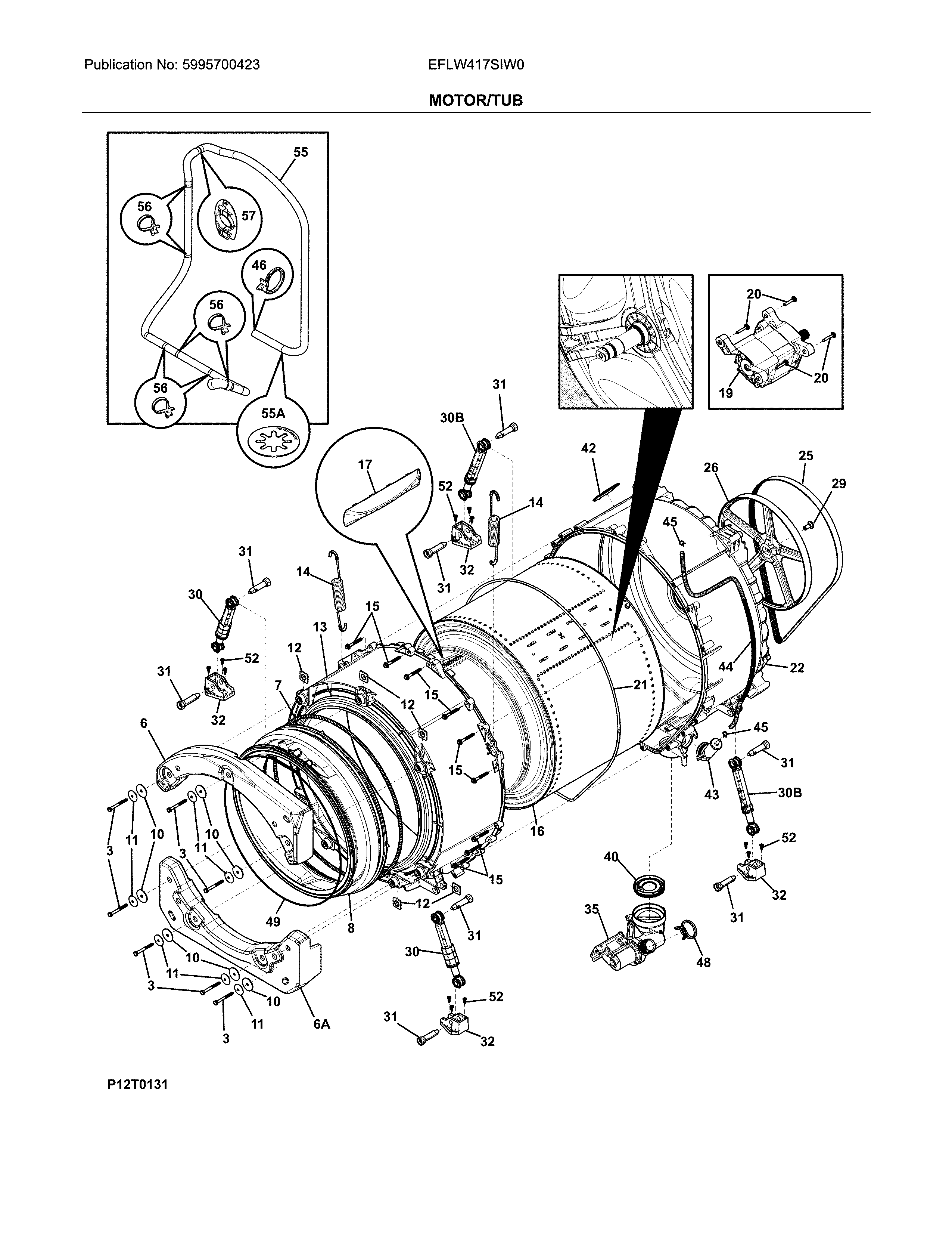 Motor/tub