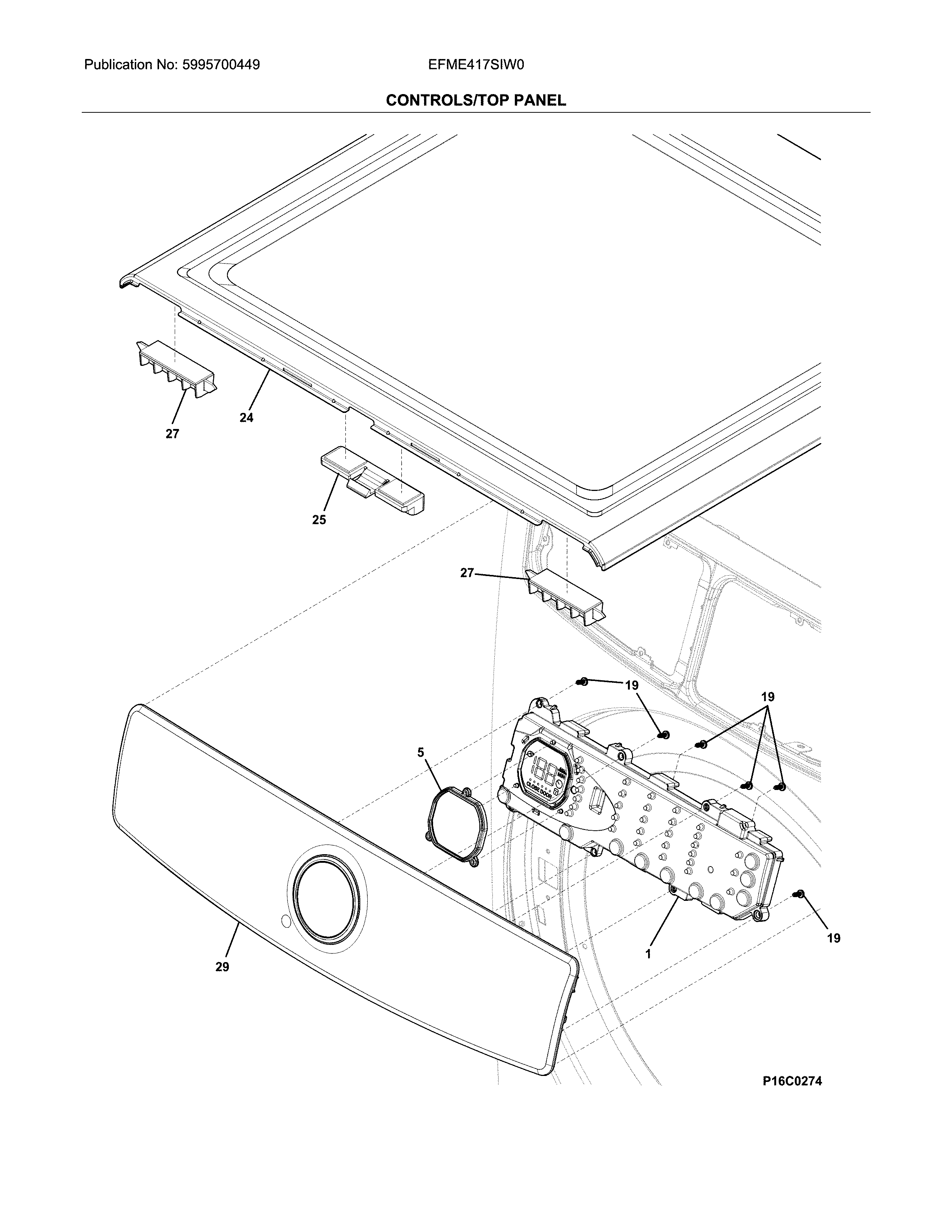 Controls/top panel