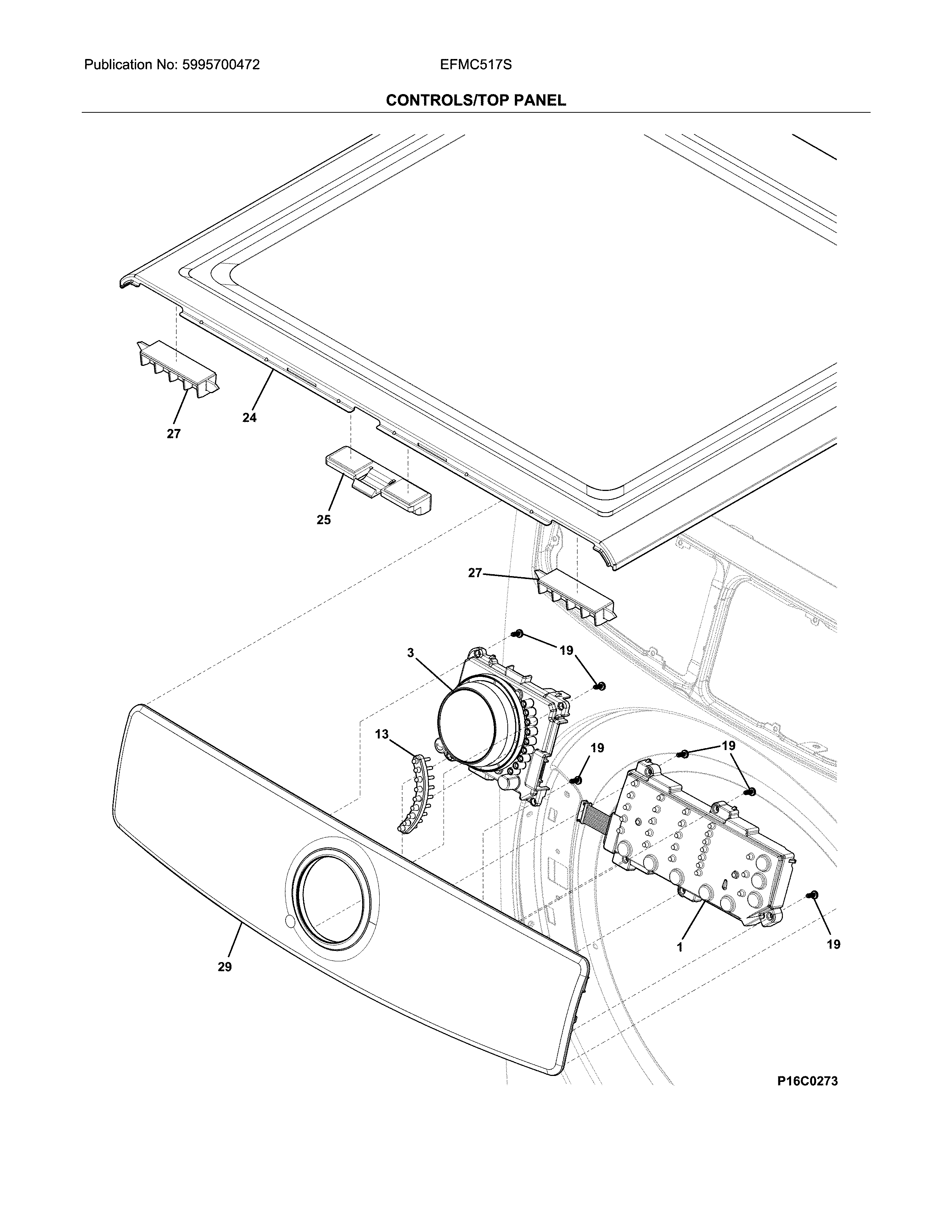 Controls/top panel