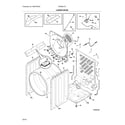 Electrolux EFMG617SIW0 cabinet/drum diagram