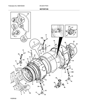 Motor/tub