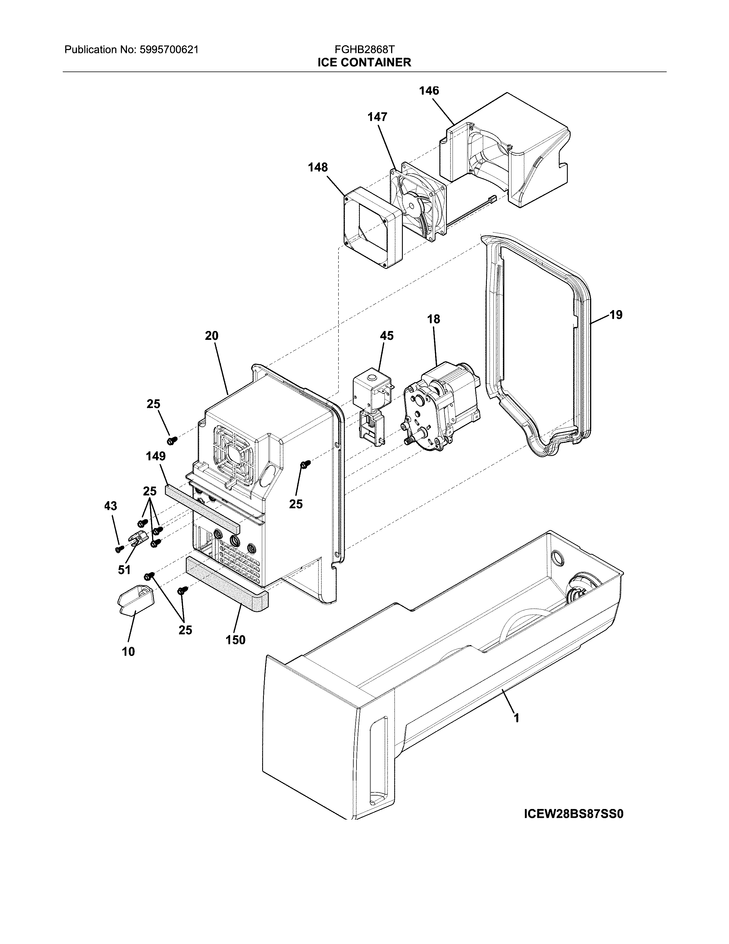 Ice container
