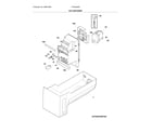 Frigidaire FGHD2368TD1 ice container diagram