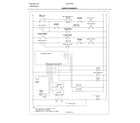 Frigidaire GLEF378AQE wiring schematic diagram