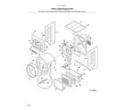 Kenmore 41771722510 upper cabinet/drum heater diagram