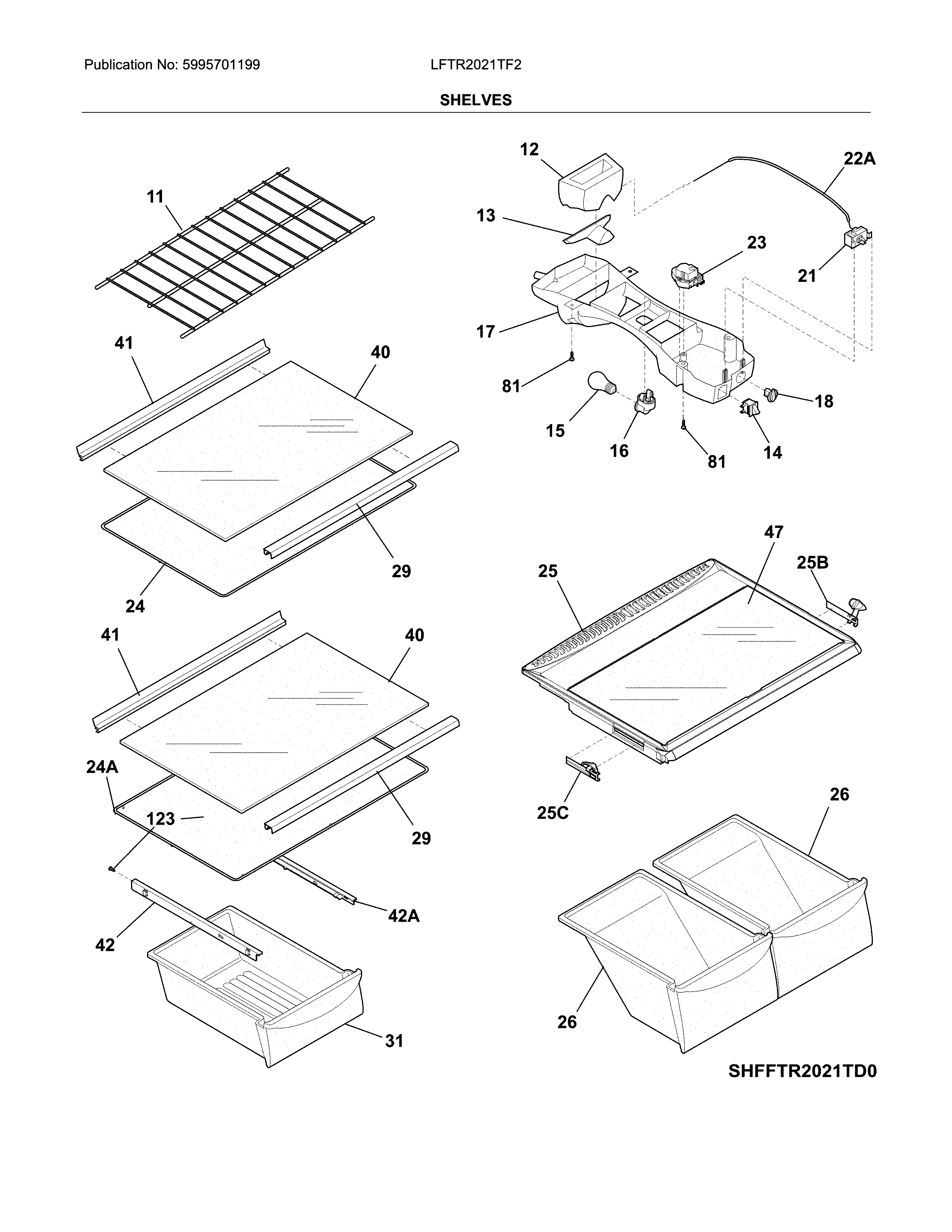 SHELVES