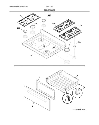 Top/drawer