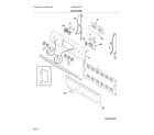 Frigidaire FGEF3036TFD backguard diagram