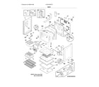 Frigidaire FGEF3036TFD body diagram