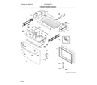 Frigidaire DGHF2360PF7A freezer drawer, baskets diagram