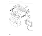 Frigidaire DGHF2360PF9A freezer drawer, baskets diagram