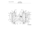 Frigidaire DGHF2360PFBA fresh food door diagram