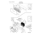 Frigidaire DGHF2360PFBA cooling system diagram