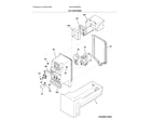 Frigidaire DGHF2360PFBA ice container diagram