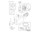 Frigidaire DGHF2360PFBA ice maker diagram