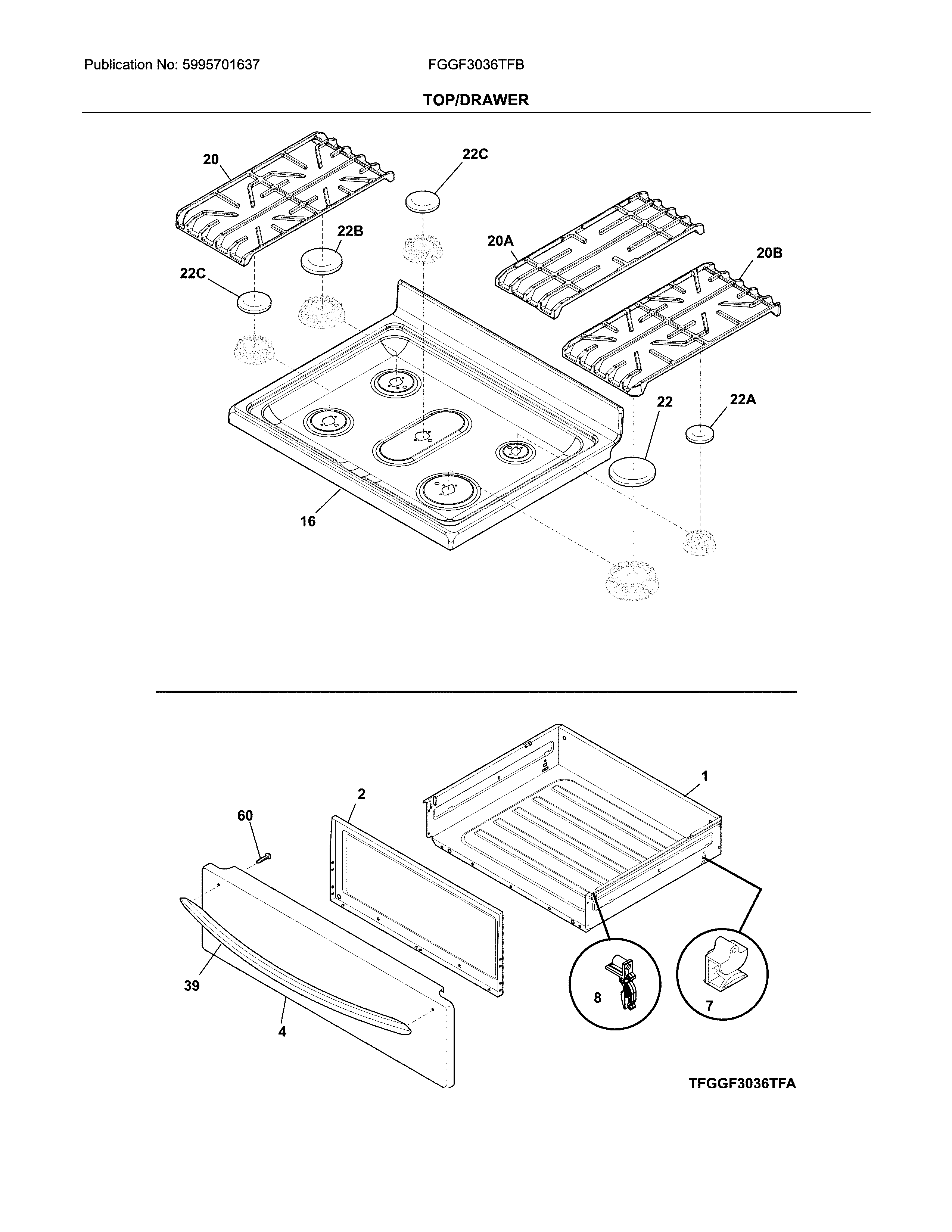 Top/drawer