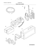 Fresh food ice maker