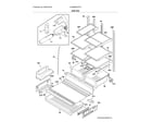 Frigidaire LGHB2867PFCA shelves diagram