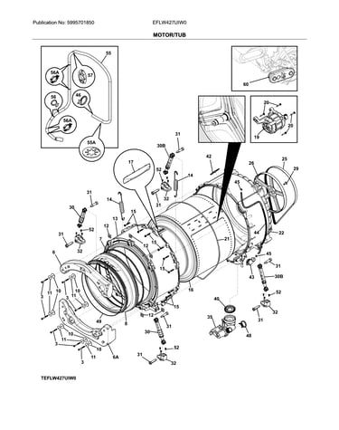 Motor/tub