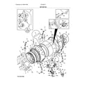 Electrolux EFLS627UIW0 motor/tub diagram