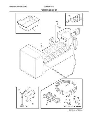 Freezer ice maker