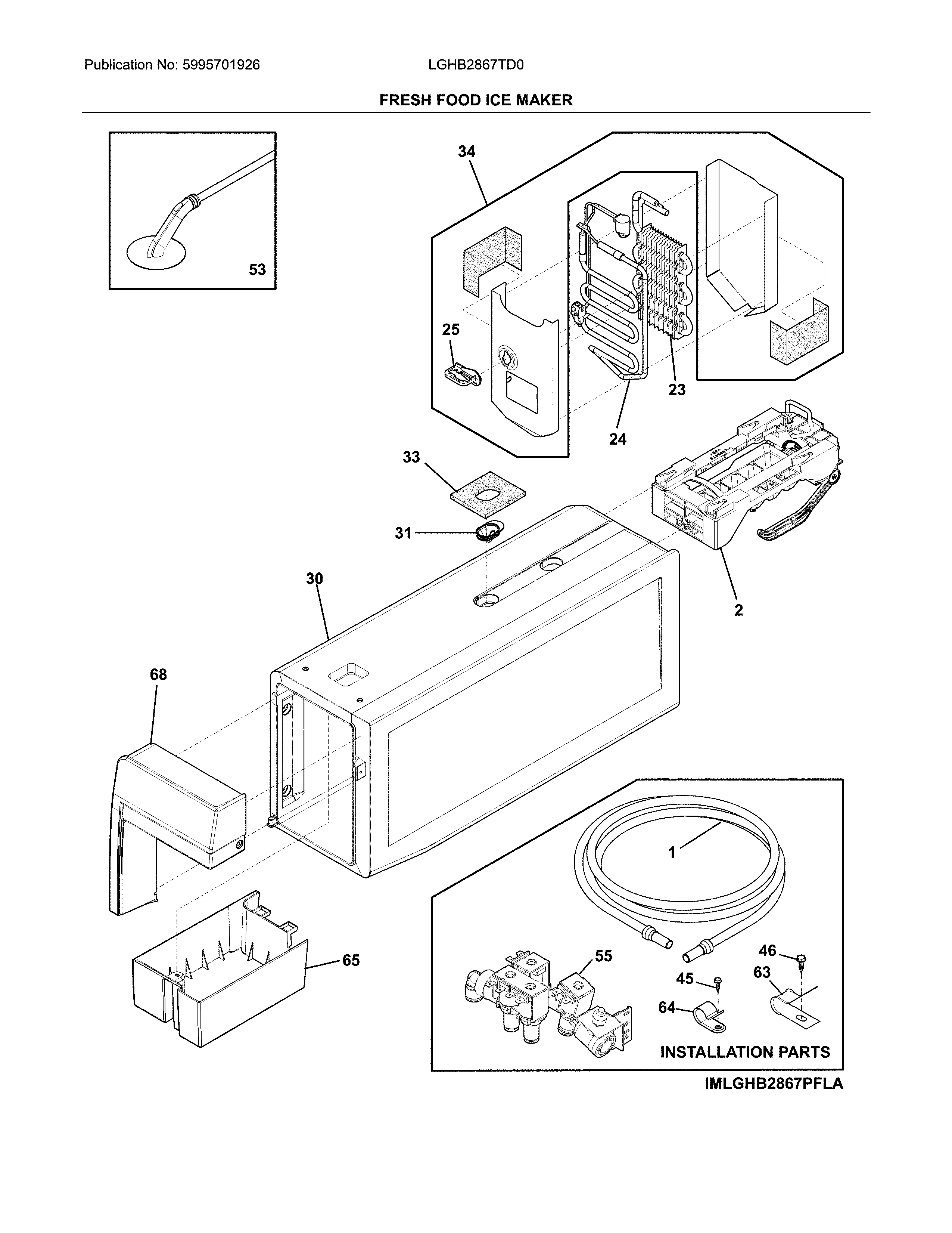 FRESH FOOD ICE MAKER