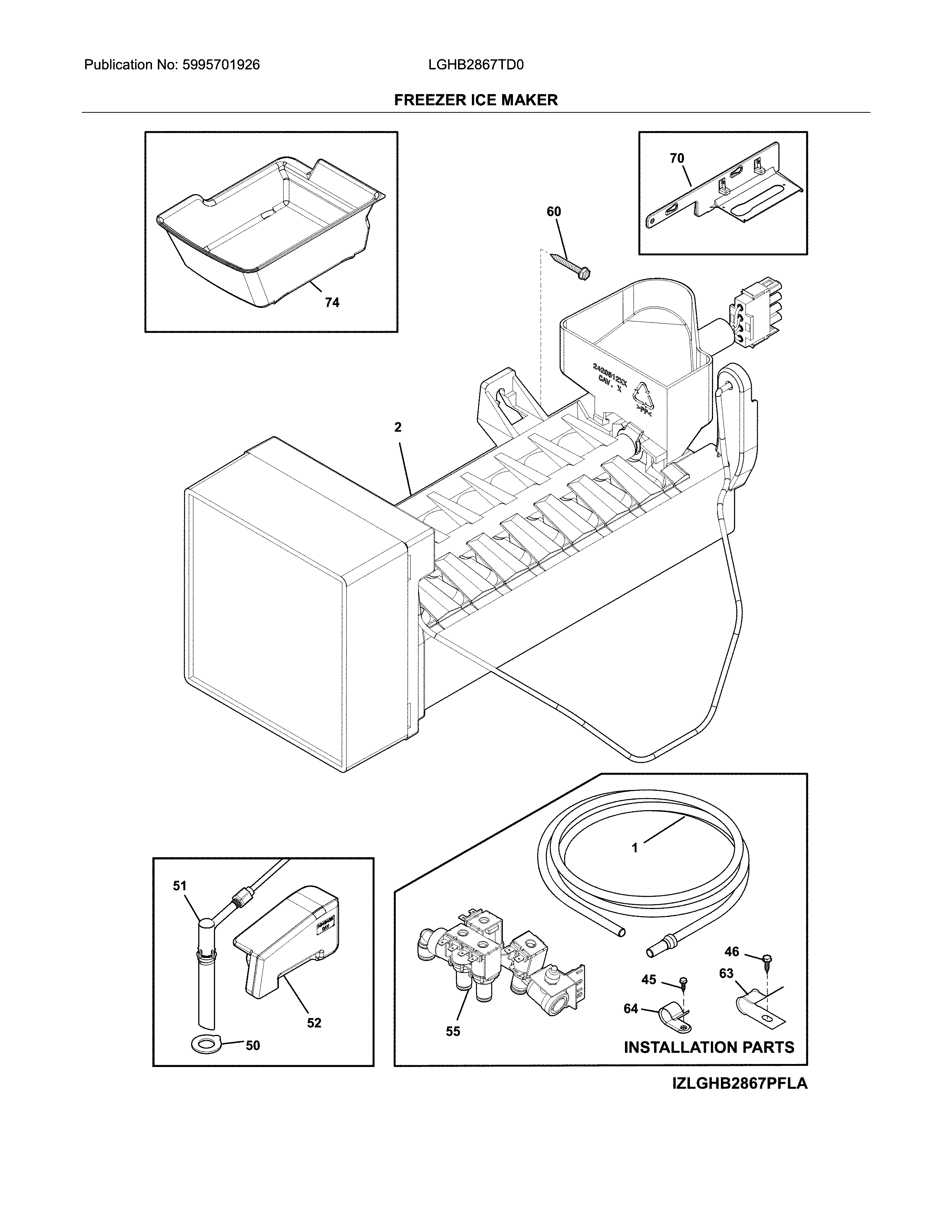 FREEZER ICE MAKER