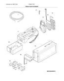 Fresh food ice maker