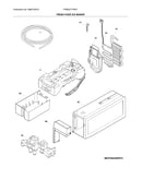 Fresh food ice maker