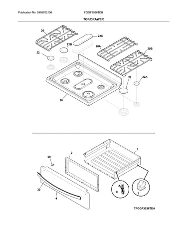 Top/drawer
