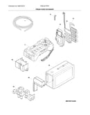 Fresh food ice maker