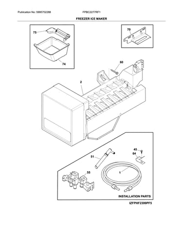 Freezer ice maker