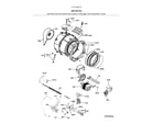 Kenmore 41741942710 motor/tub diagram