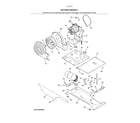 Kenmore 41761732810 motor/blower/belt diagram