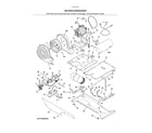 Kenmore 41771733810 motor/blower/burner diagram