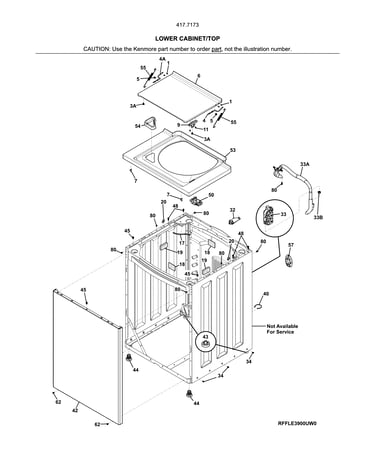 Lower cabinet/top