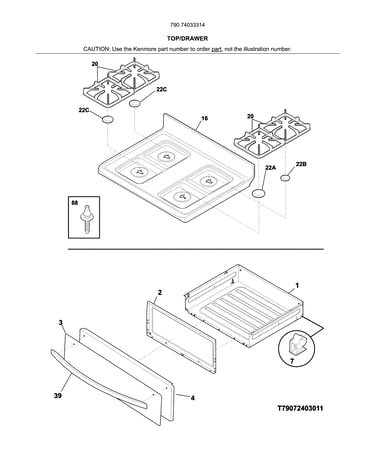 Top/drawer