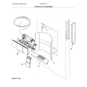 Frigidaire FPBG2277RF3 controls & ice dispenser diagram