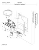 Controls & ice dispenser