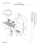 Controls & ice dispenser