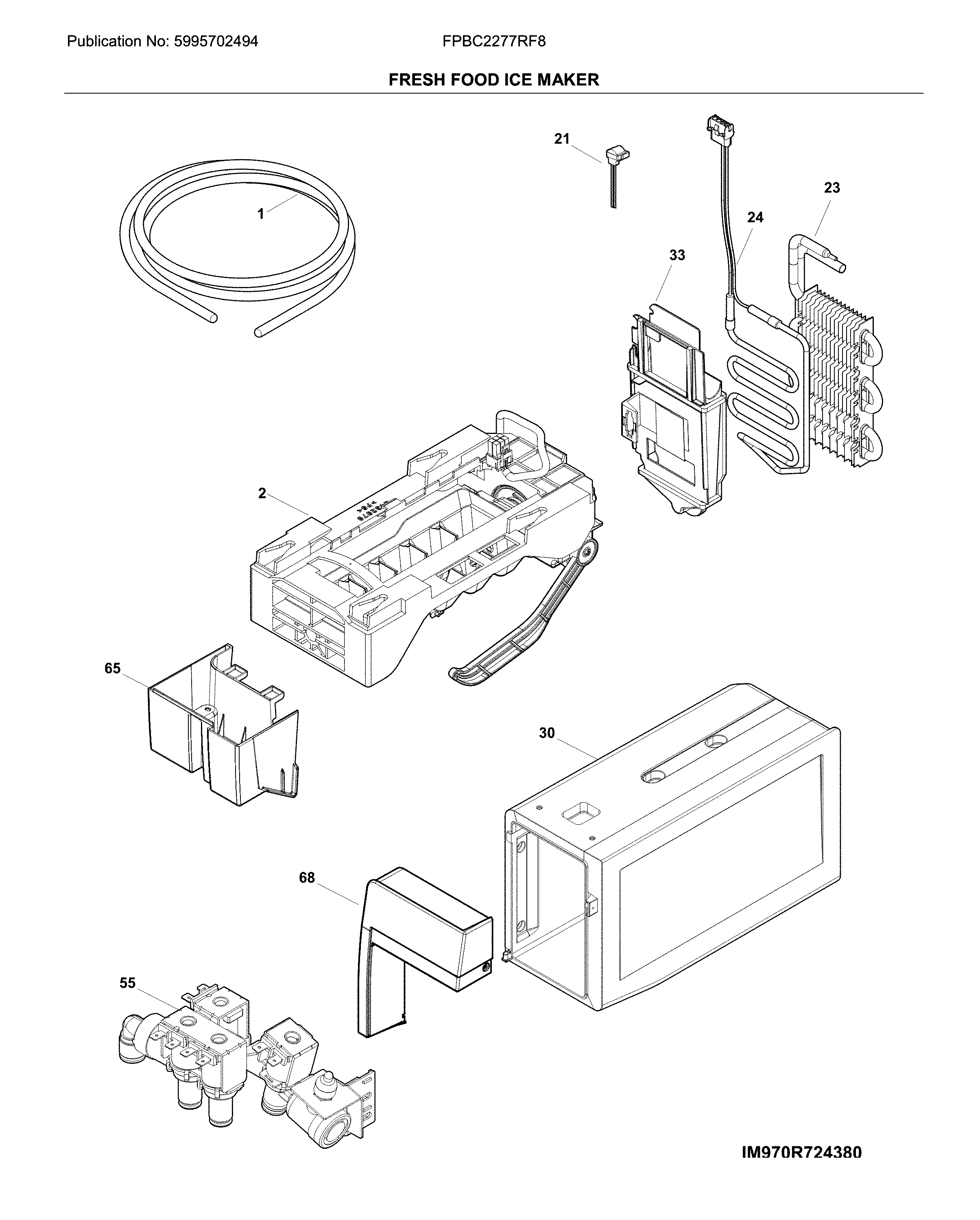 FRESH FOOD ICE MAKER