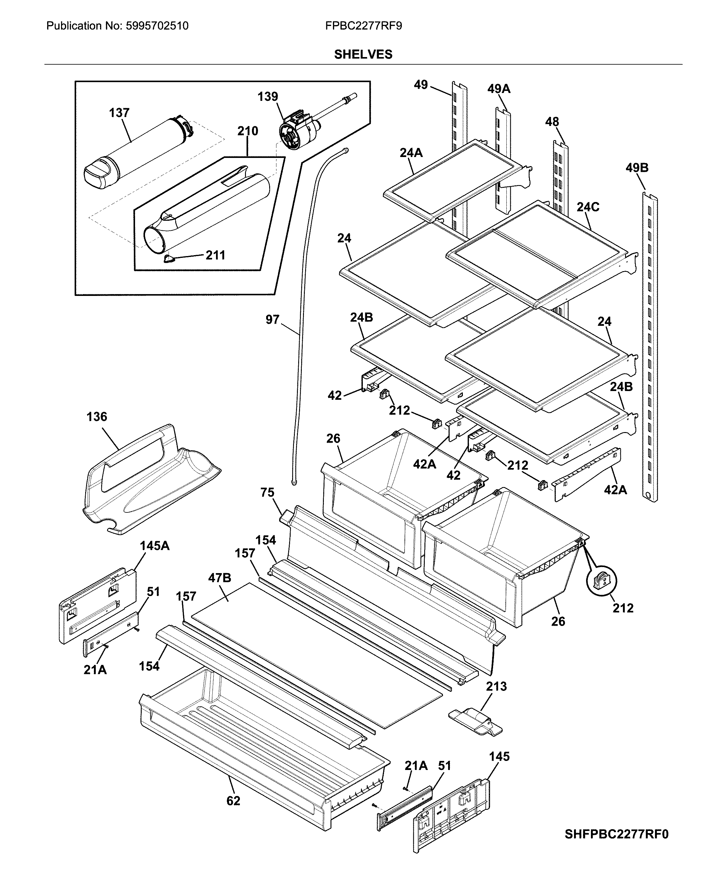 SHELVES