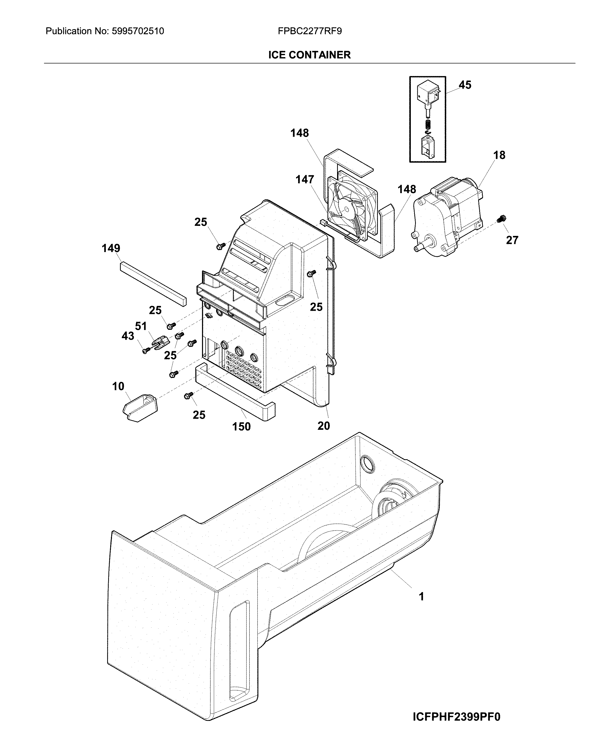 Ice container