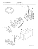 Fresh food ice maker