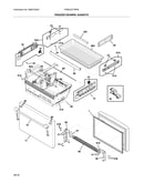 Freezer drawer, baskets