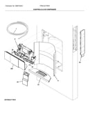 Controls & ice dispenser