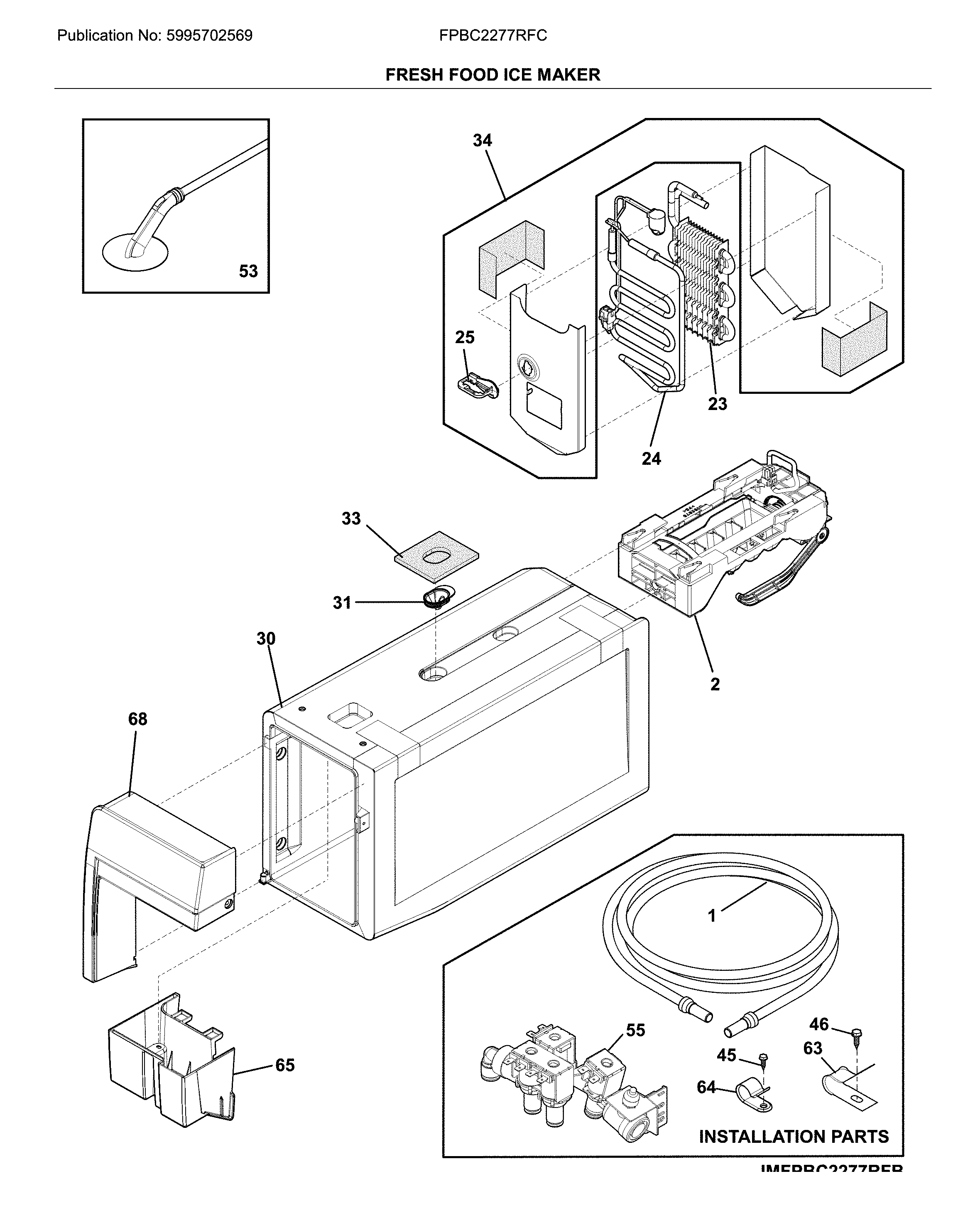 FRESH FOOD ICE MAKER